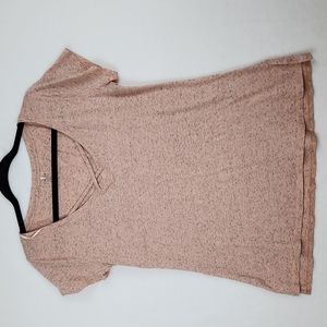 Calia Women's Short  Sleeve  Top Peach Multicolored Size  Large